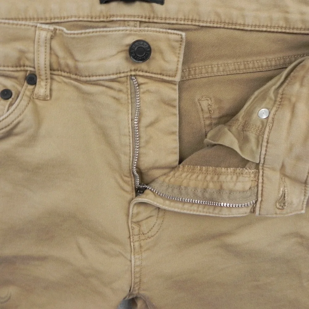 Banana Republic Jeans Mens 32x30 Slim Straight 5-Pocket Stretch Flex Denim Brown